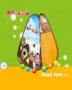 CHILDREN'S TENT - YELLOW - MASHA AND BEAR